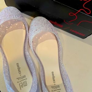 Mel by Melissa Campana Zig Zag Flats - Brand New